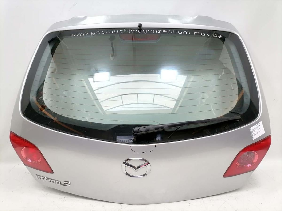 Mazda 3 BK original Heckklappe mit Heckscheibe Silber Fließheck Bj.2004